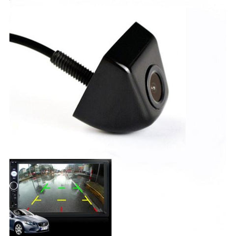 170° CCD HD Night Vision Mini Waterproof Car Rear View Camera Black