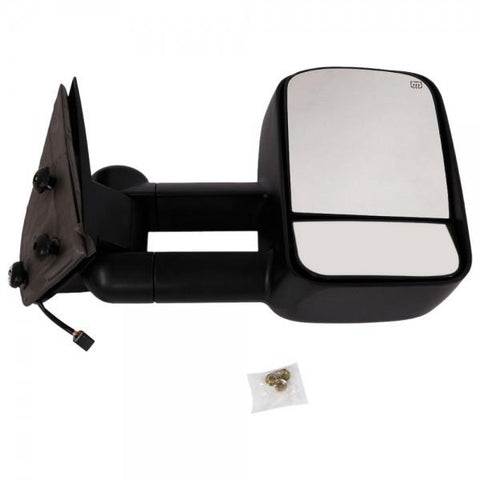 2pcs Power Heated Towing Side View Mirrors for 1999-2002 Chevy Black
