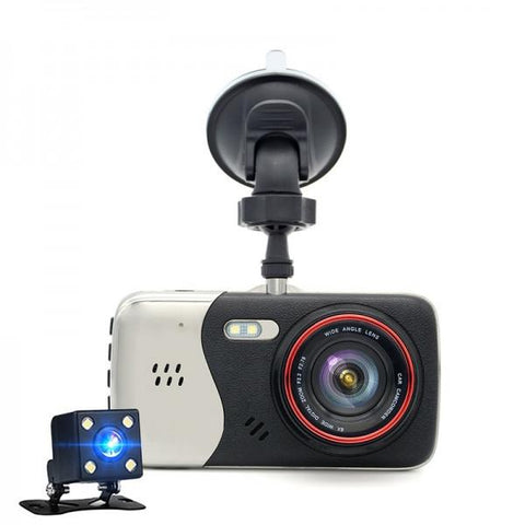 4.0 Inch IPS Screen Car DVR Novatek NTK96658 Car Camera T810 Oncam Dash Camera Full HD 1080P Video 170-Degree Dash Cam Black & Silver Gray