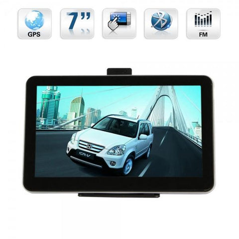 7" Touch Screen Windows CE 6.0 OS 4GB GPS Navigator Multimedia Player with FM Transmitter/Bluetooth