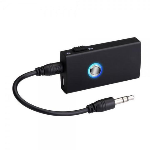 BTI-010 3.5mm Bluetooth Audio Music Streaming Switchable Transmitter Receiver Black