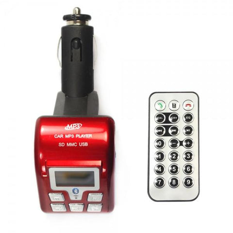 Bluetooth Car MP3 Player FM Transmitter with USB SD Slot