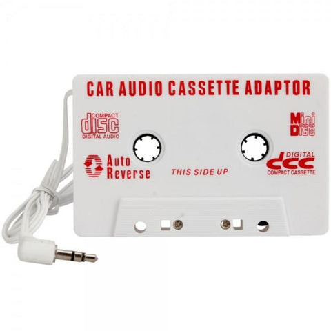 Car Cassette Tape Adapter for MP3 / IPOD / Nano / CD / Iphone White