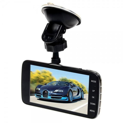 Car DVR Camera AIT8328P Dash Cam 1080P 4.0" Video Recorder Registrator G-Sensor Night Vision + Rear Camera Black
