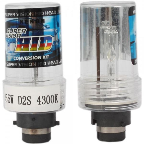 D2S/D2R/D2C 55W 4300K HID Xenon Car Light Bulbs (Pair)