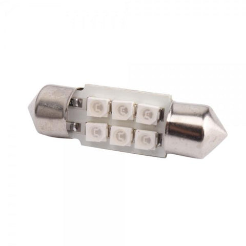 High Power 36mm SMD 6 LED Festoons Car Light Bulbs DC 12V