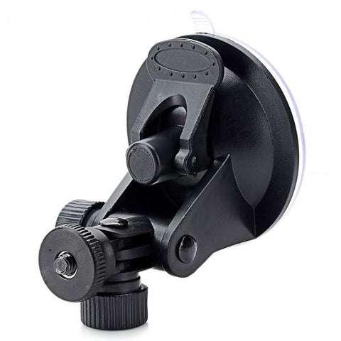 LSON PPB70-C-PV Car Windshield Swivel 180-Degree Rotatable High/Low Temperature Resistant Suction Cup Mount Holder with Short Handle for GPS Black