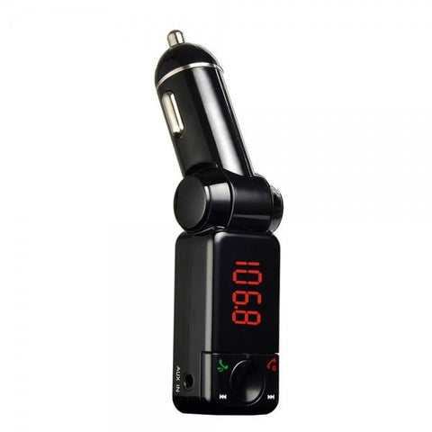 M318 Car Bluetooth V3.0 + EDR Transmitter with FM & Hands-free & USB Charger Black