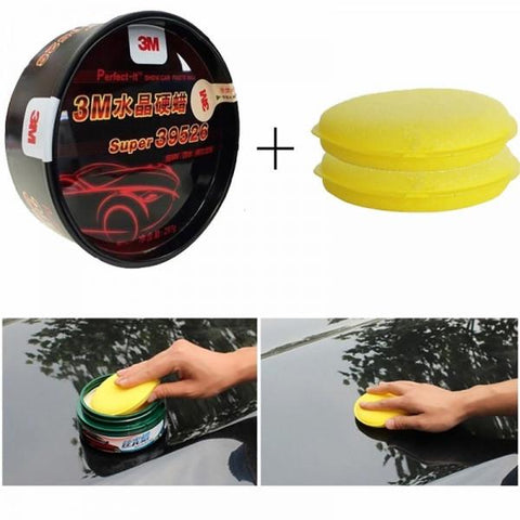 Super 39526 Premium Clear Coat Scratch Repair Paint Care Crystal Hard Car Wax Polish