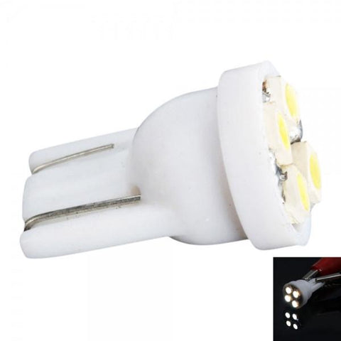 T10 SMD 4 LED Car Wedge Lamp Light Bulb White