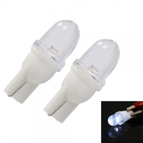 2pcs T10 W5w 168/194 1 LED Car Dome Light Bulbs White