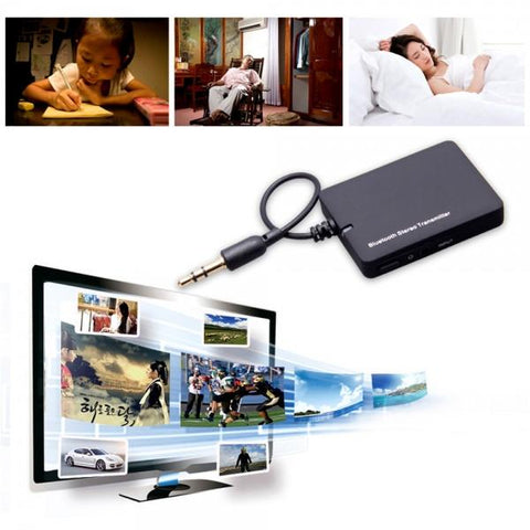 Mini 3.5mm Bluetooth Audio Transmitter A2DP Stereo Dongle Adapter Music Receiver for TV iPod Mp3 Mp4 PC