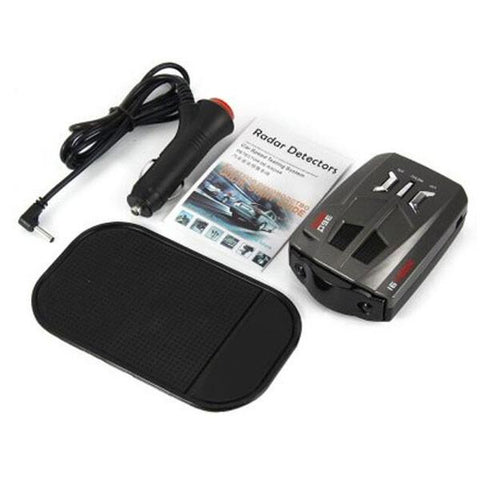 V9 LED Display Laser Car Speed Radar Detector Velocimeter Black