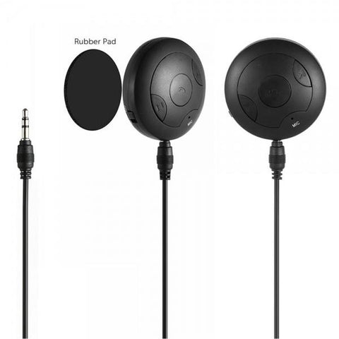 TS-BT35A09 Wireless Bluetooth Receiver Stereo Bluetooth 4.0 3.5mm AUX Hands-Free Bluetooth Car Kit for Car Vehicular Audio System Home Audio System Computer Black